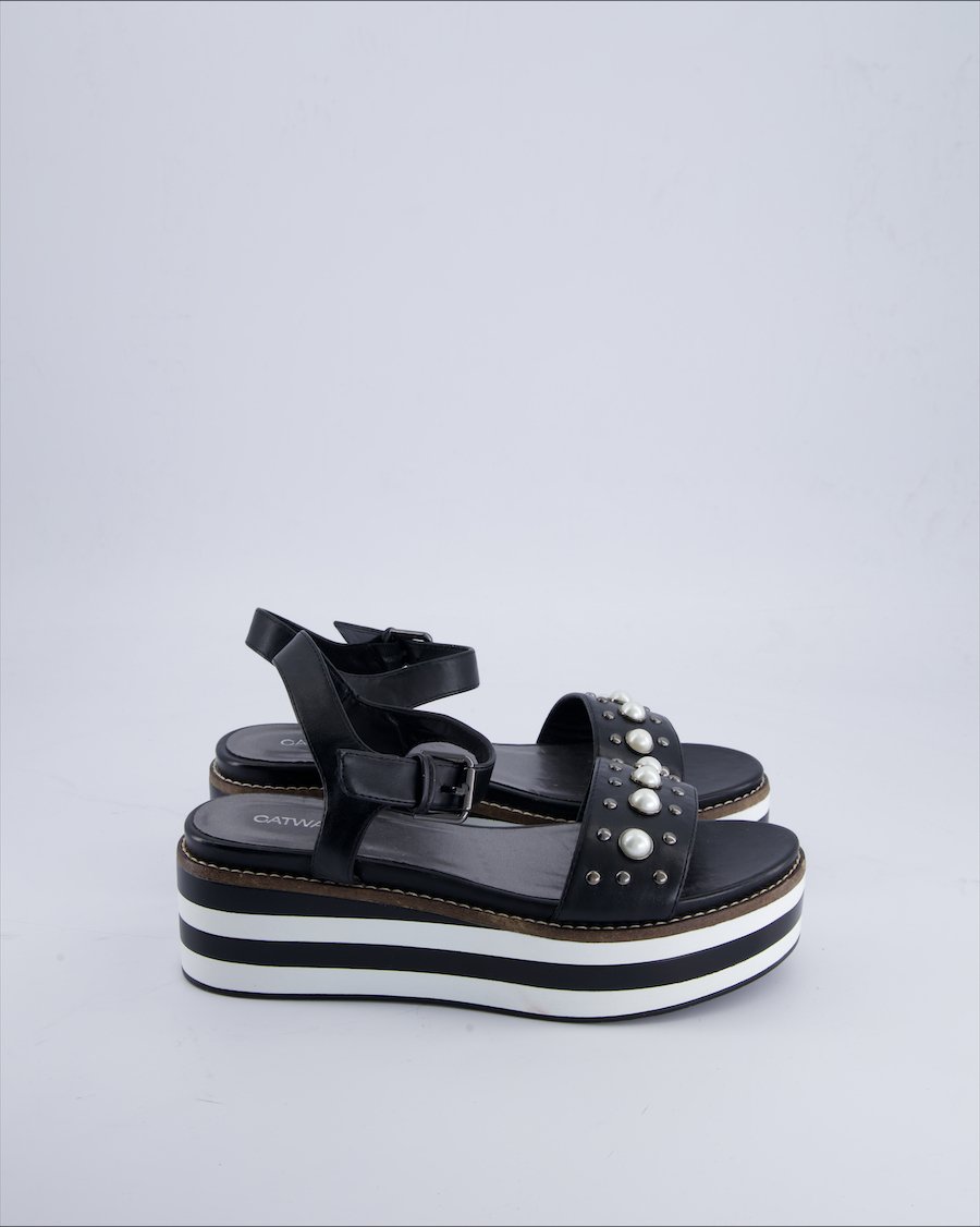 Catwalk Sandals Polyurethane Black 40 EU