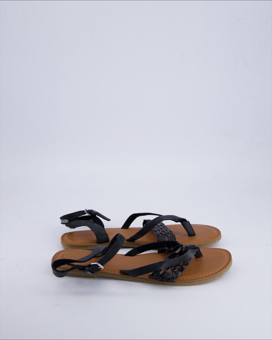 Toms Sandals Leather Black 42 EU