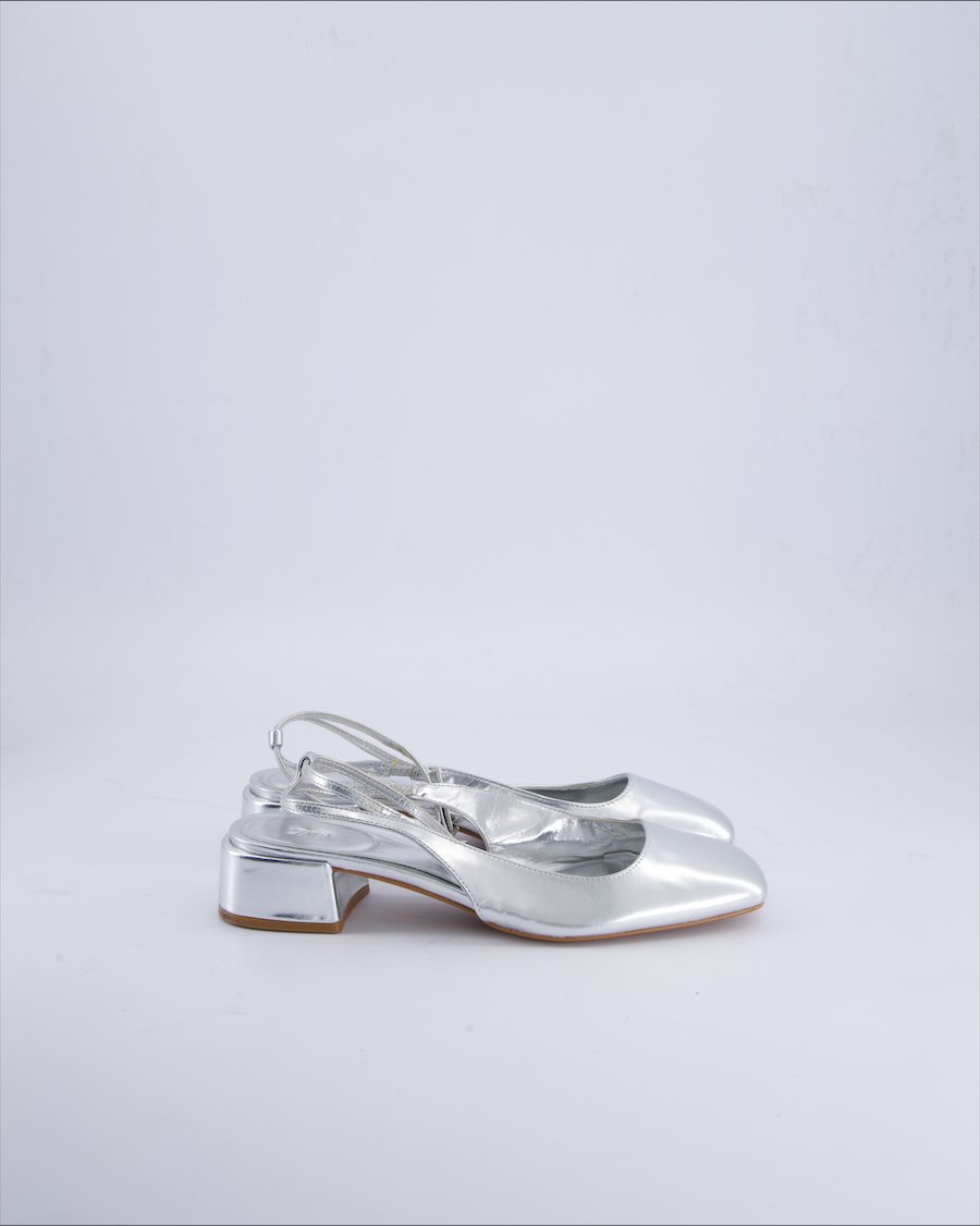 Zara Sandals Polyurethane Silver 39 EU