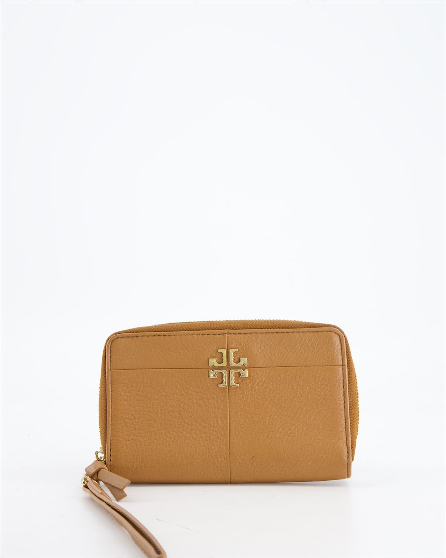 Tory Burch Wallet Leather Brown