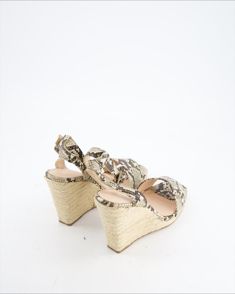 Zara Heels Leather Beige - immagine 4