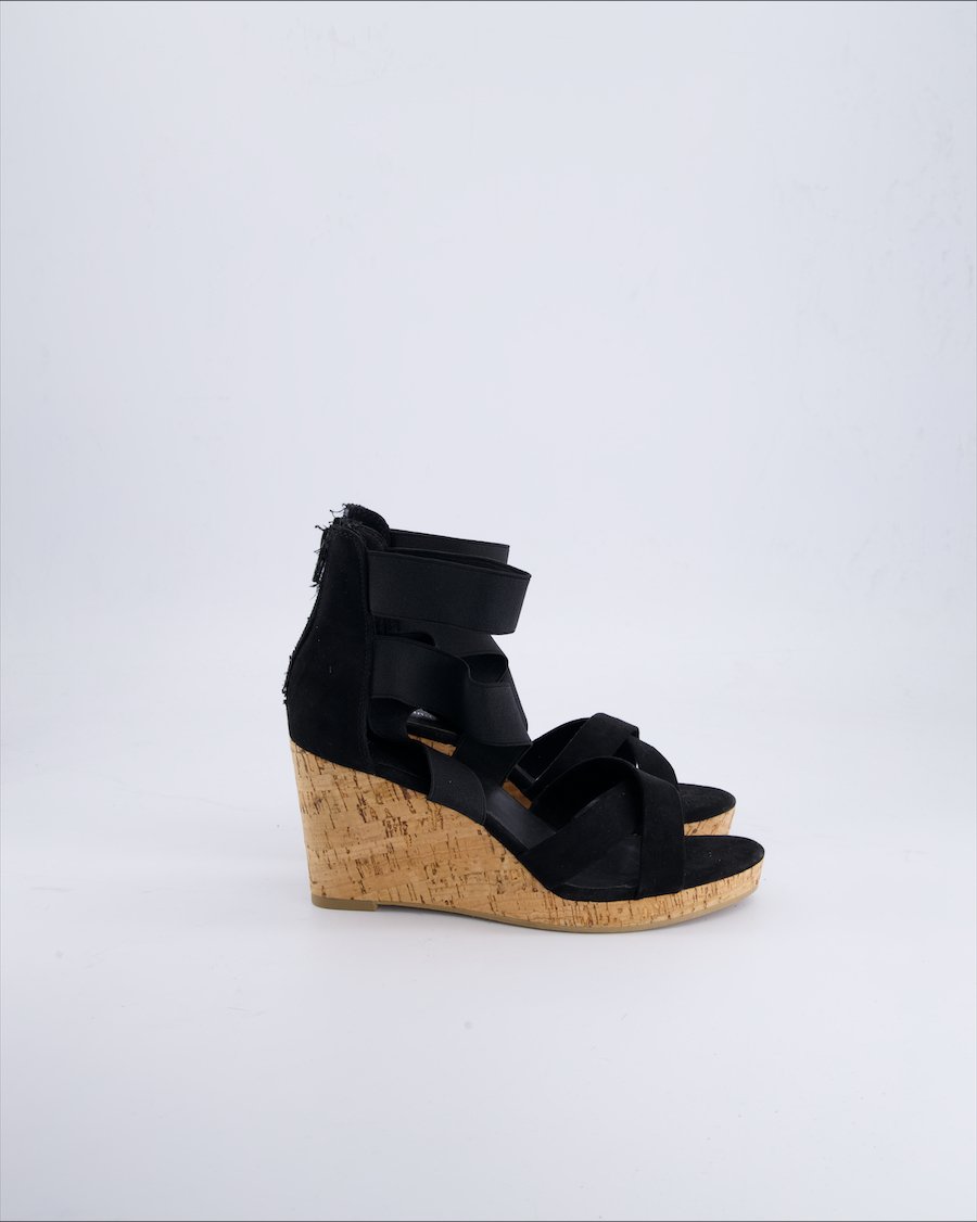 Graceland Sandals Suede Black 38 EU
