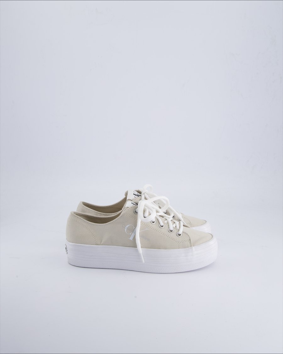 Calvin Klein Jeans Trainers Cloth Beige 38 EU