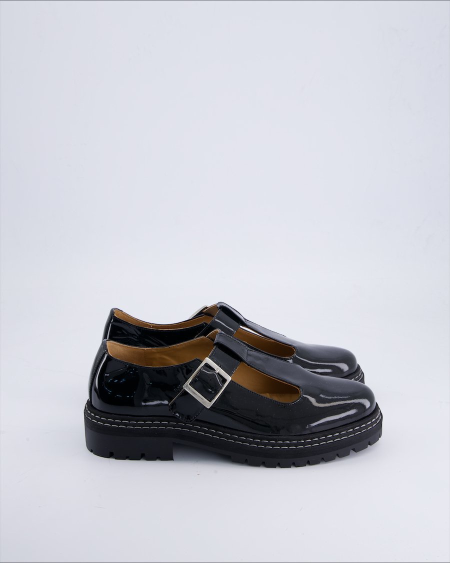 Odaje Shoes Leather Black 40 IT