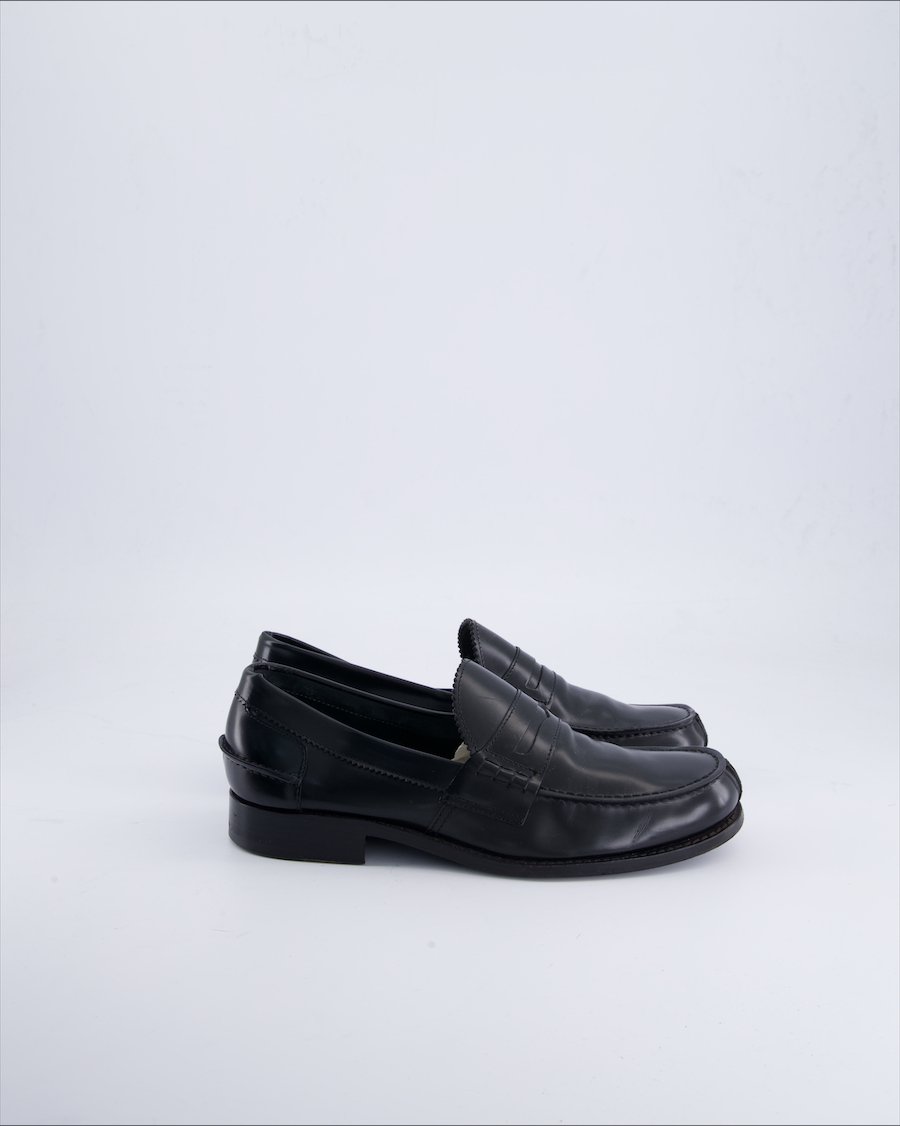 Belfiore Shoes Leather Black 39.5 EU