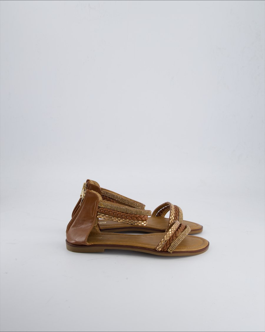 Graceland Sandals Leather Brown 38 EU