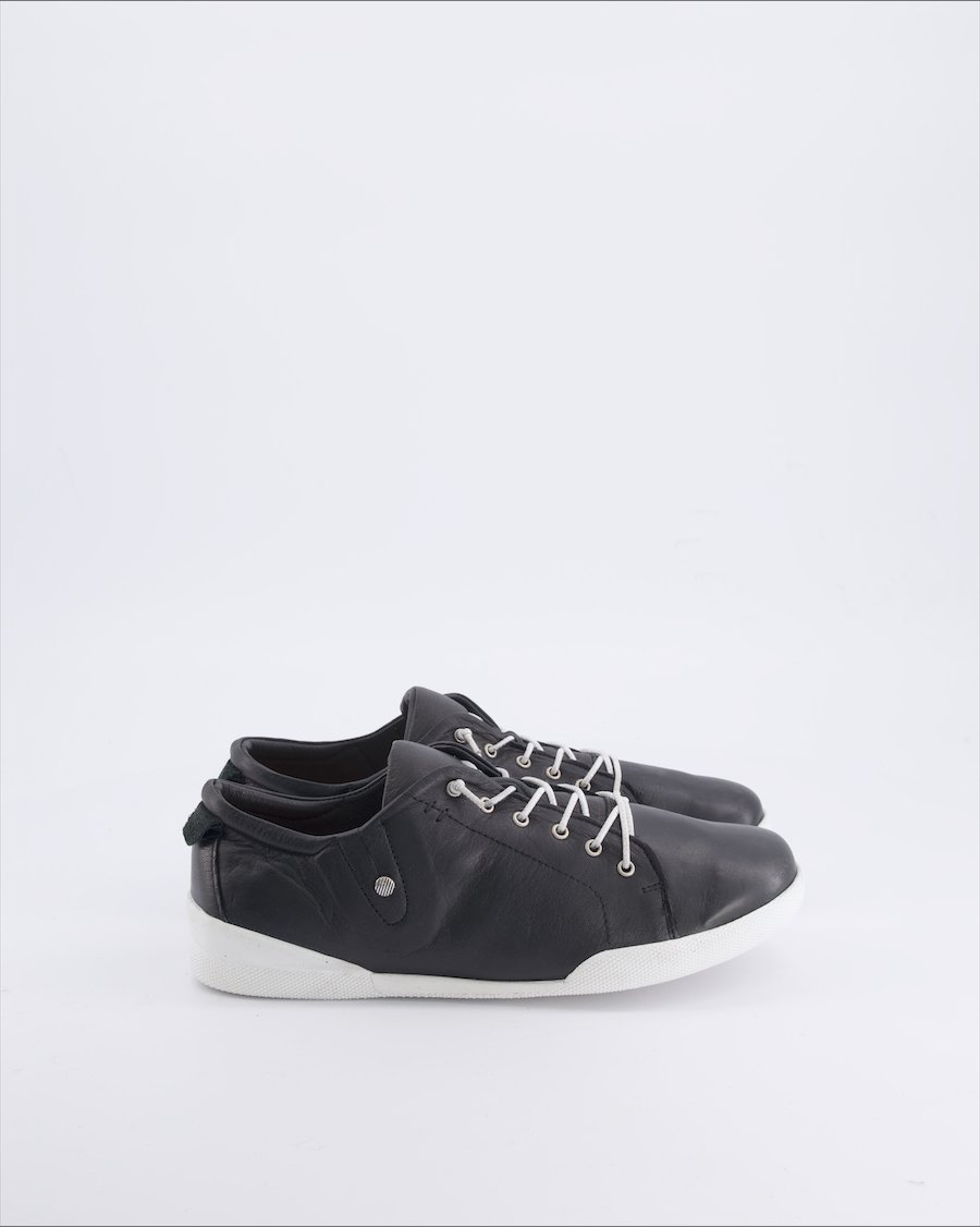 Andrea Conti Trainers Leather Black 39 EU