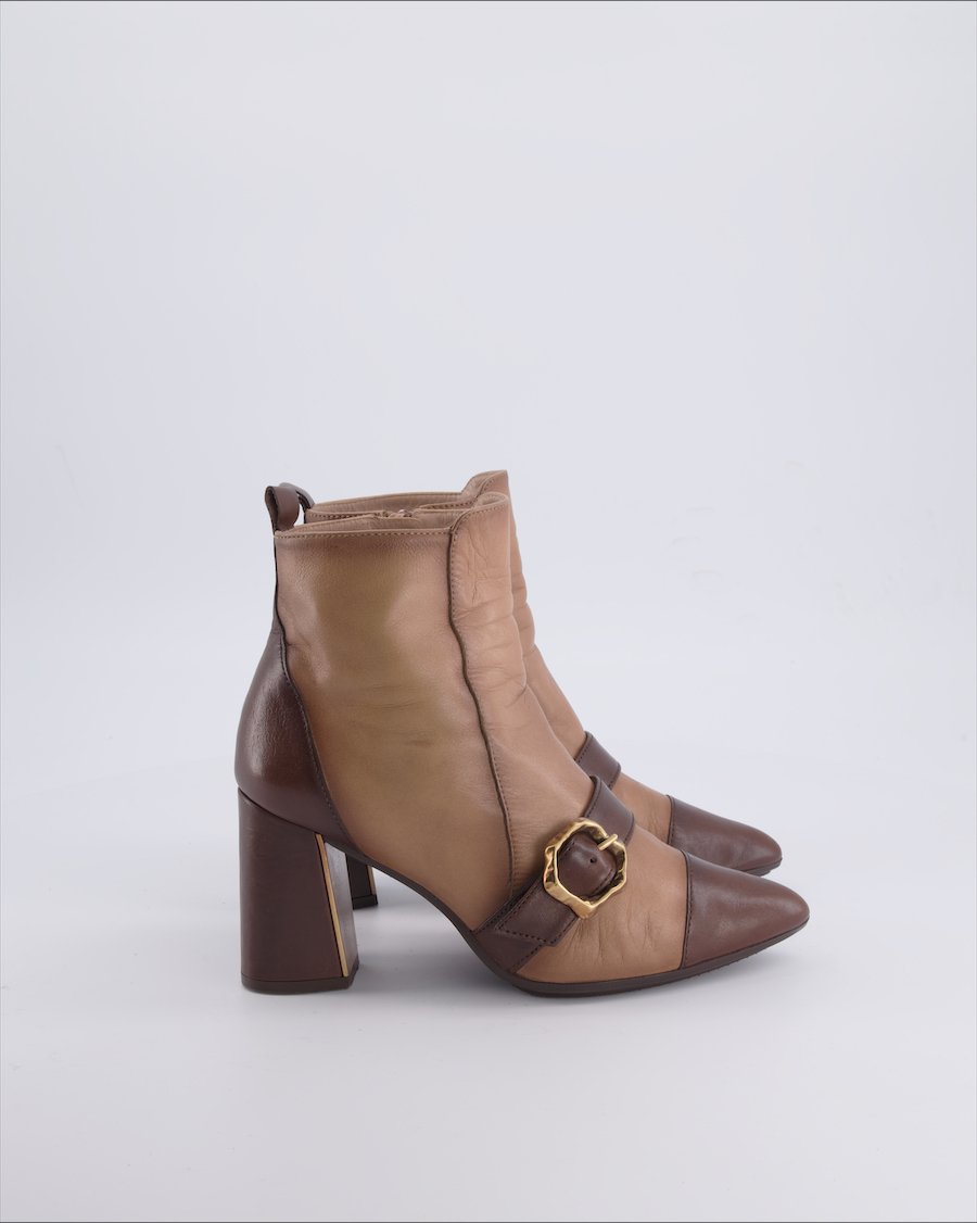 Hispanitas Ankle boots Leather Brown 38 EU