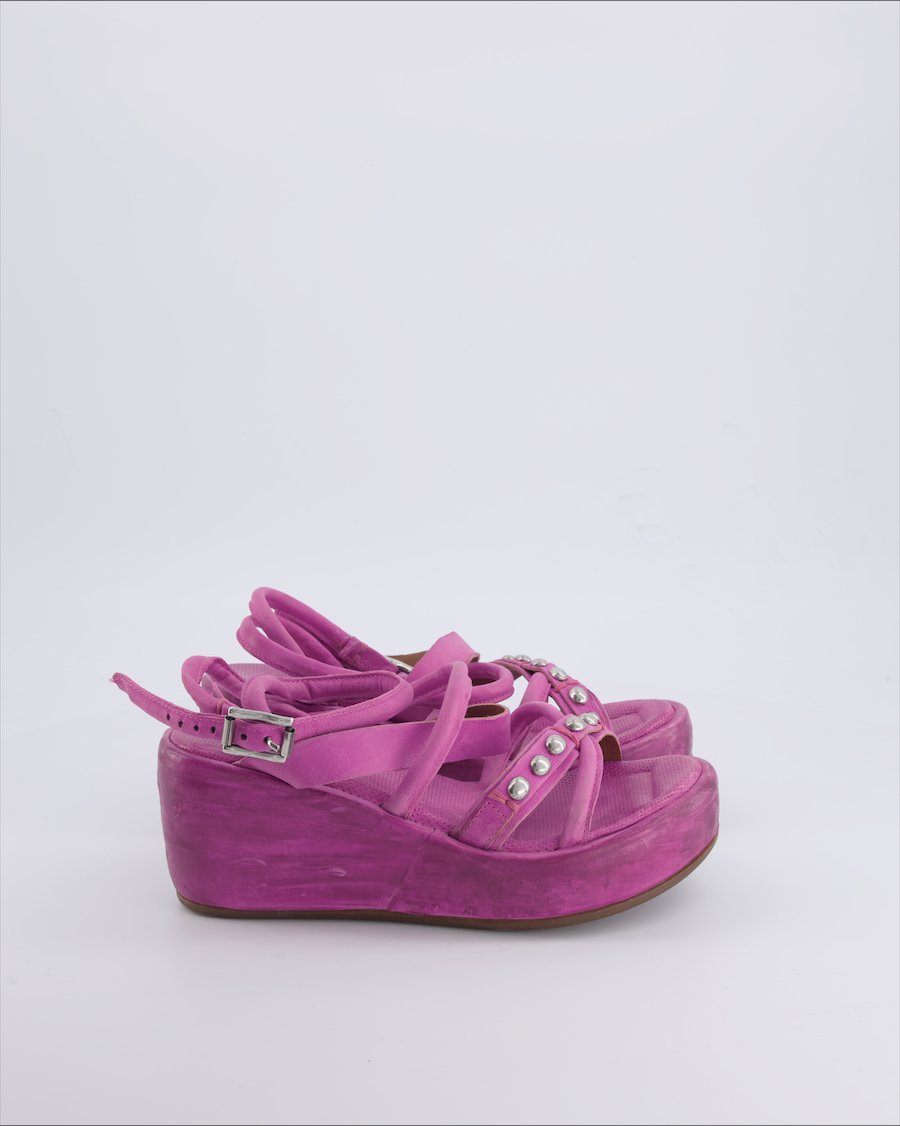 A.S.98 Shoes Leather Purple 38 EU