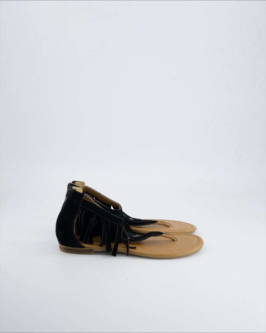 S.Oliver Sandals Suede Black 38 EU
