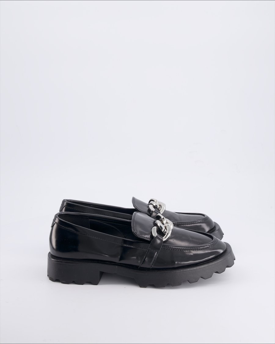 C&A Boat shoes, loafers & moccasins Polyurethane Black 39 EU