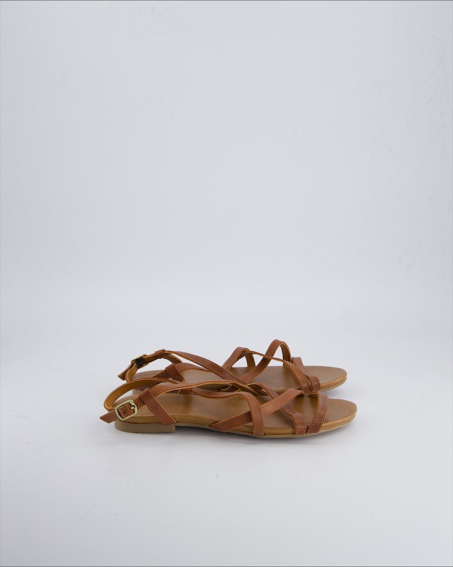 Varese Sandals Leather Brown 37 EU