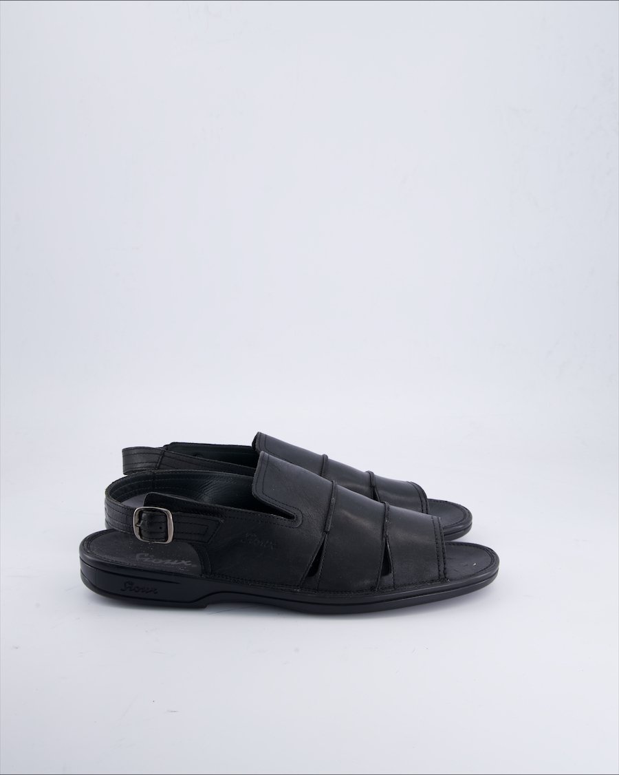 Sioux Sandals Leather Black 44 EU