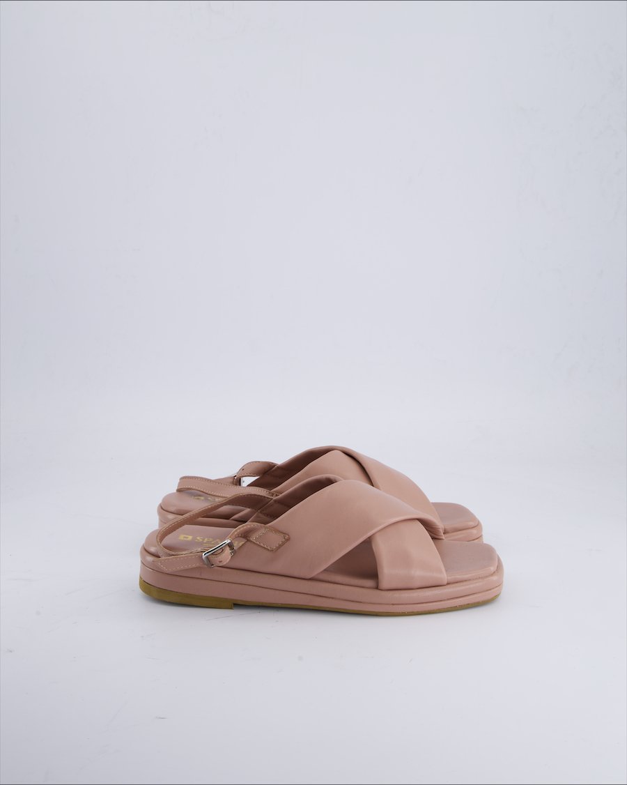 Spazio Sandals Leather Pink 39 EU