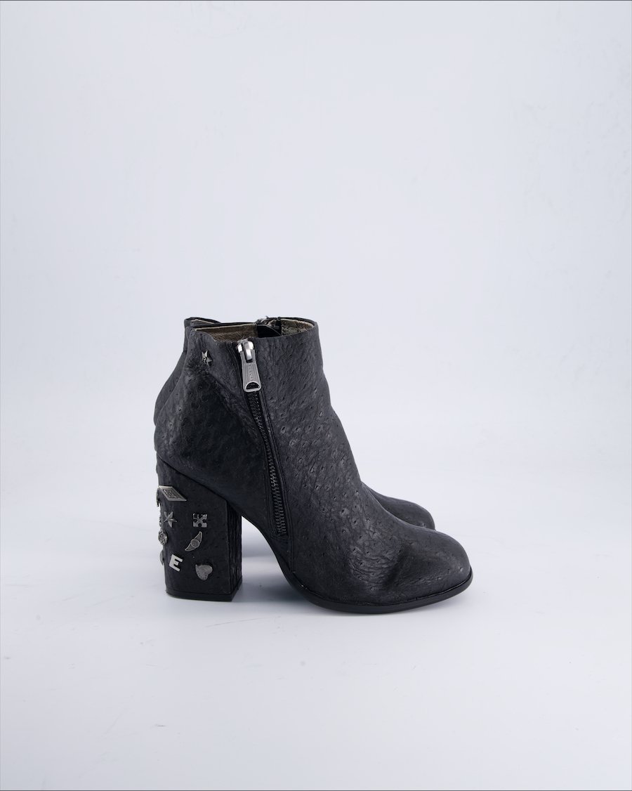 Replay Ankle boots Leather Black 39 EU