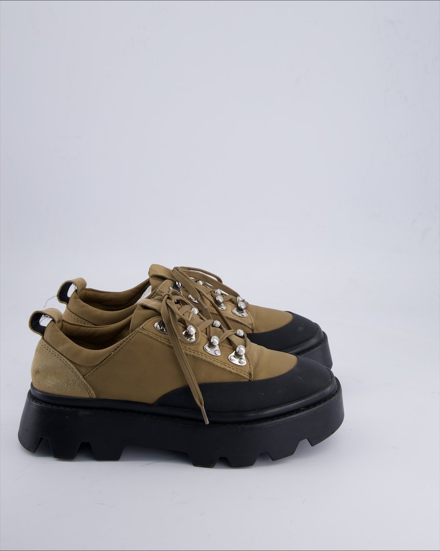 Zara Trainers Suede Khaki 40 EU