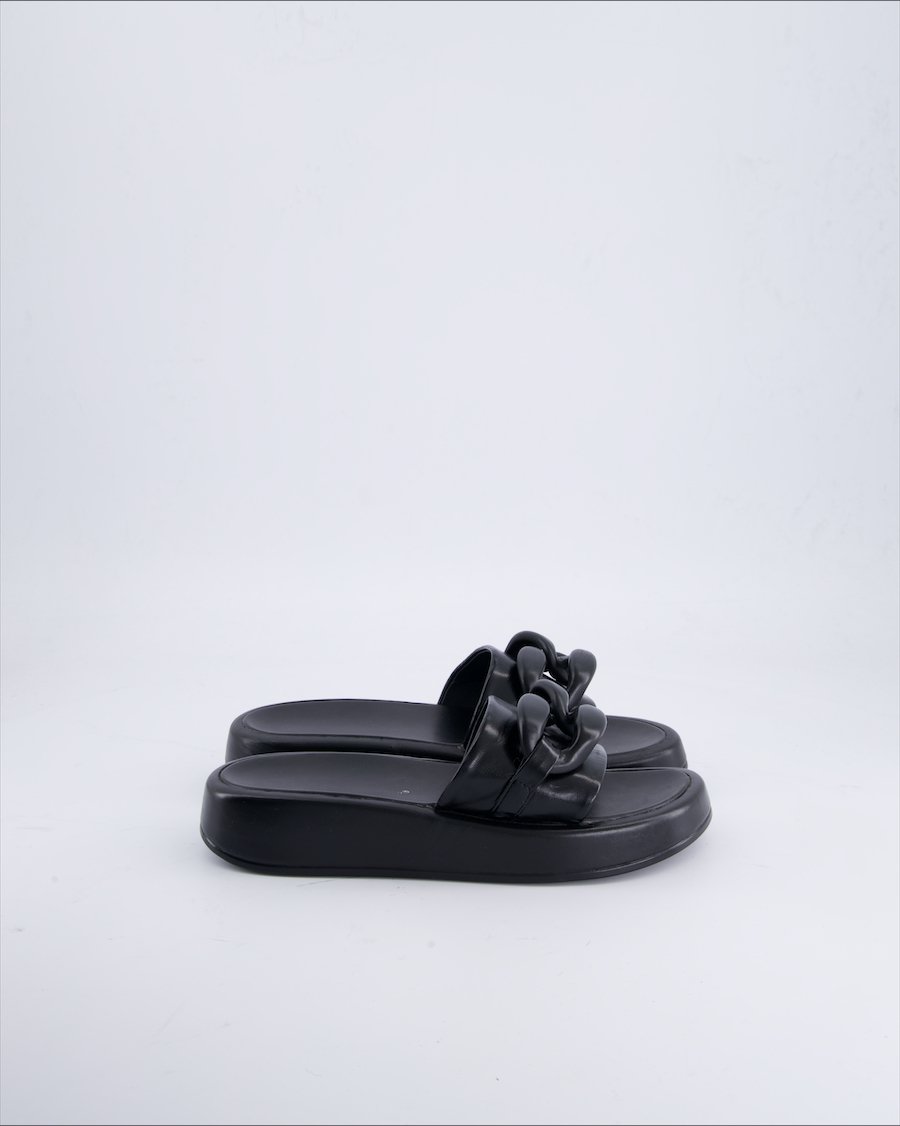 Claudia Ghizzani Sandals Rubber Black 37 EU