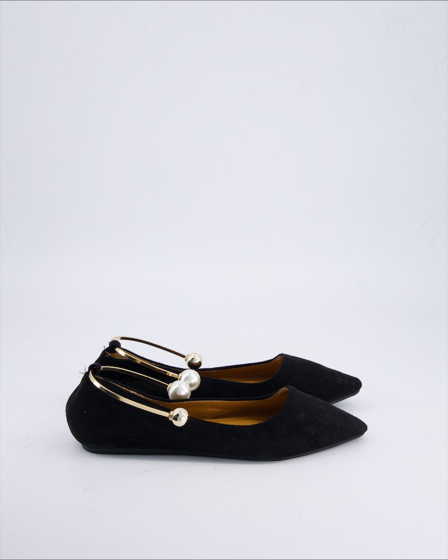Fersini Ballerinas Suede Black 38 EU