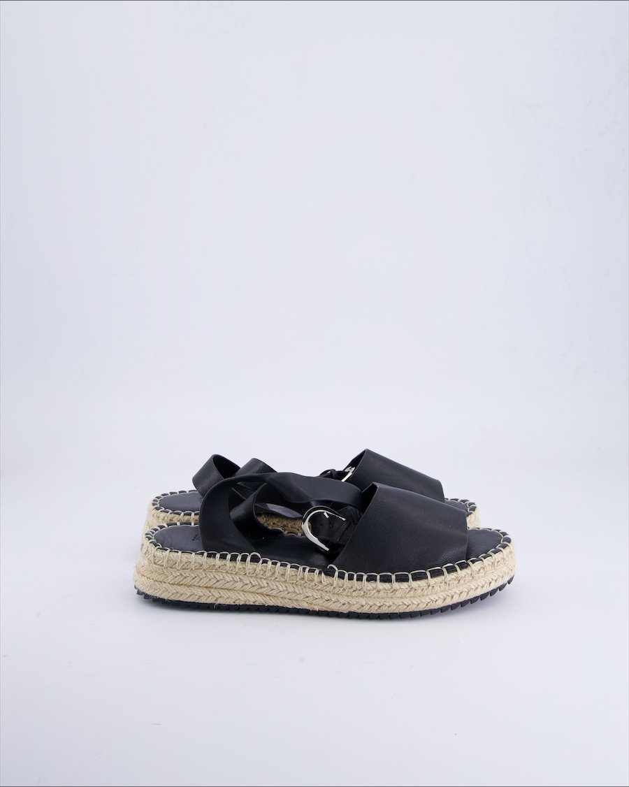 C&A Sandals Polyurethane Black 40 EU