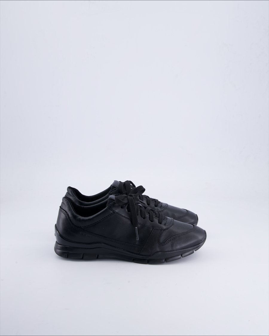 Geox Trainers Leather Black 37 EU