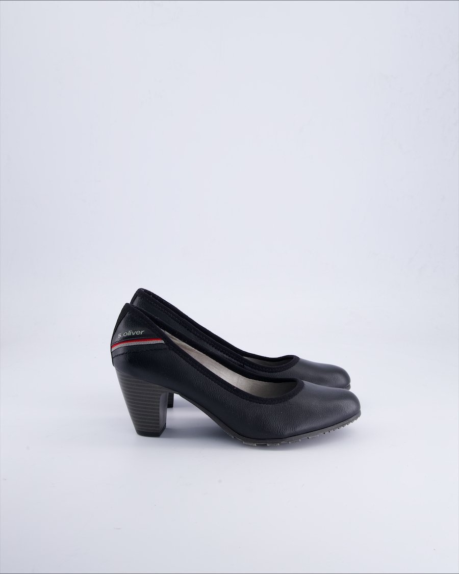 S.Oliver Heels Leather Black 39 EU