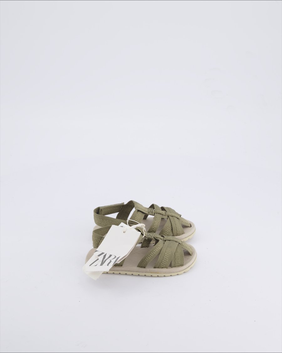 Zara Sandals Cloth Green 20 EU