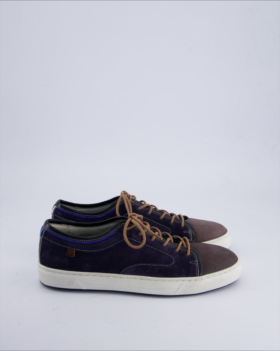 Floris Van Bommel Trainers Suede Blue 40.5 EU