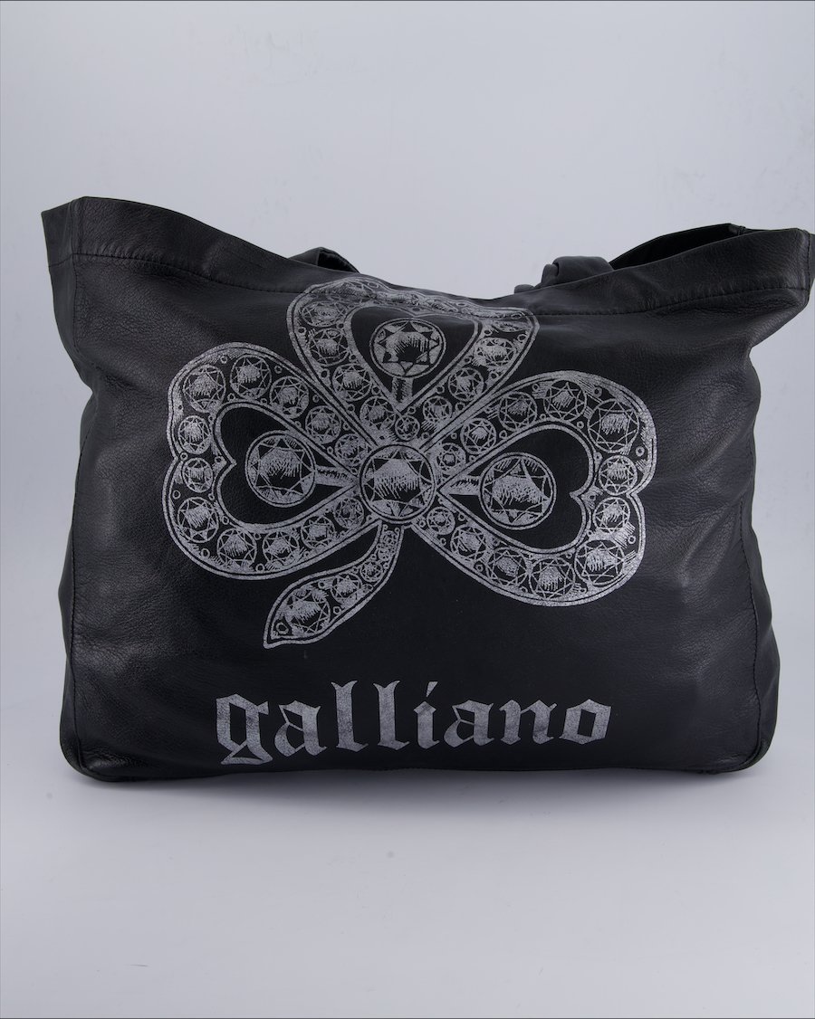 John Galliano Shoulder bags Leather Black