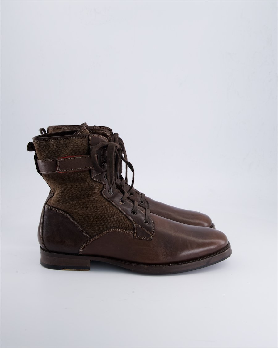Hugo Boss Boots Leather Brown 44 EU