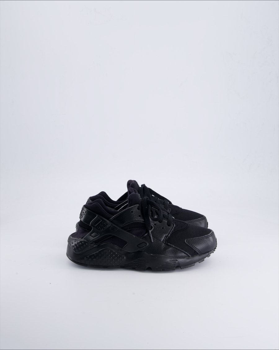 Nike Air Huarache Run Triple Trainers Cloth Black 38 EU