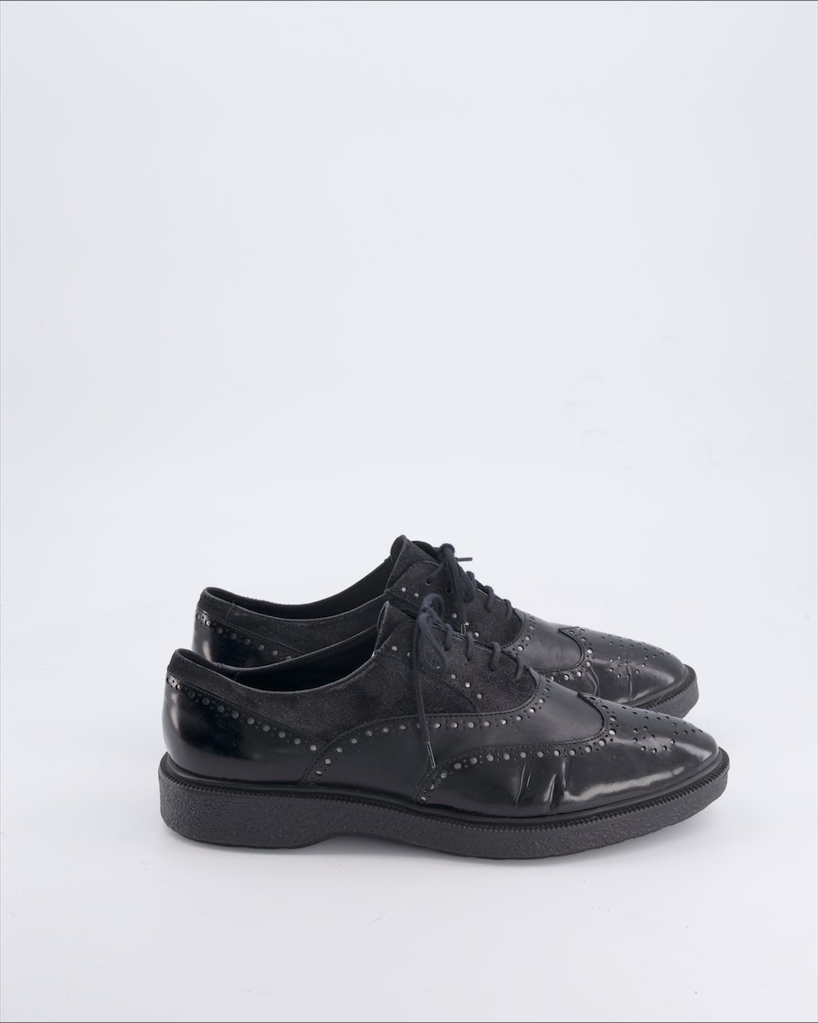 Geox Shoes Leather Black 40 EU