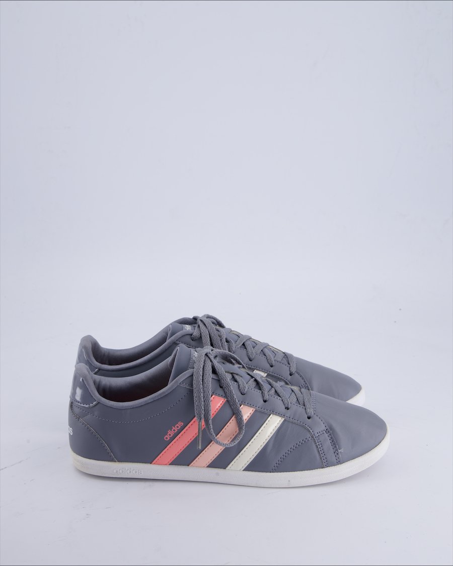 Adidas Trainers Leather Grey 40 EU