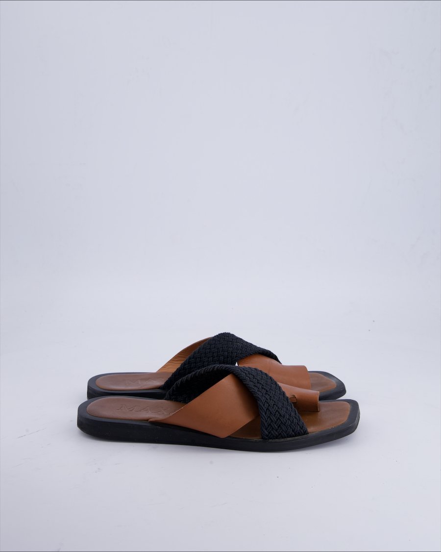 Max & Co Sandals Leather Brown 39 EU