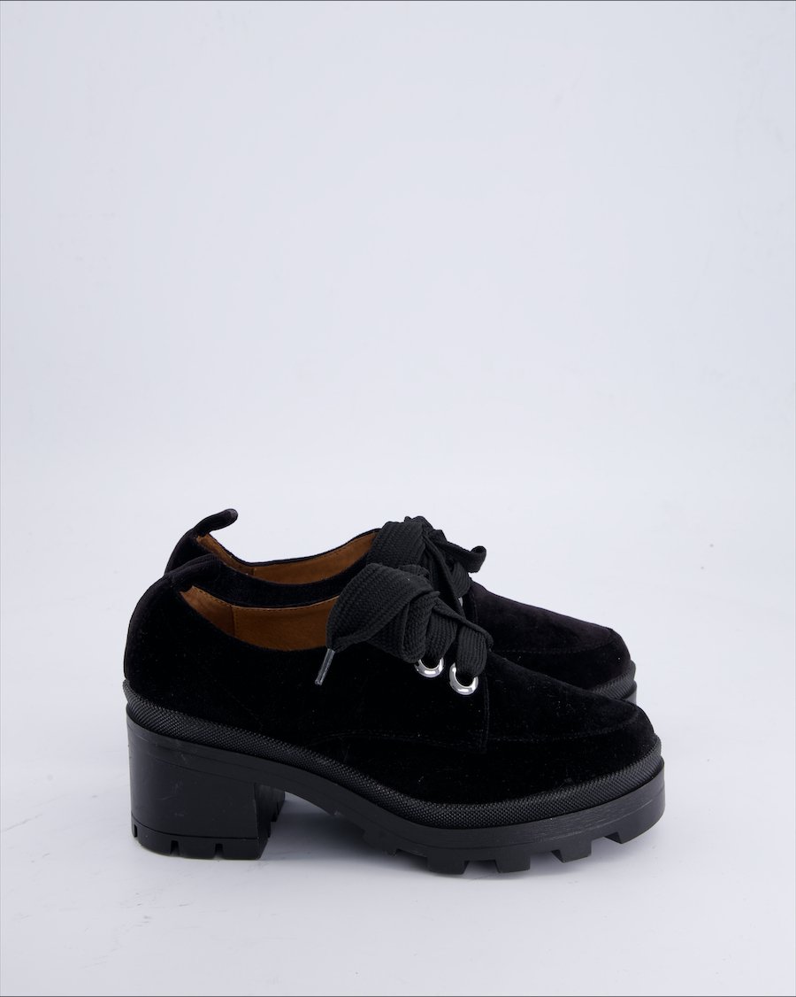 Luciano Barachini Shoes Suede Black 36 EU