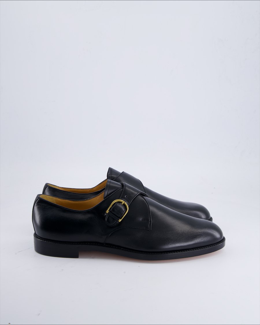 Bally Shoes Leather Black 45.5 EU