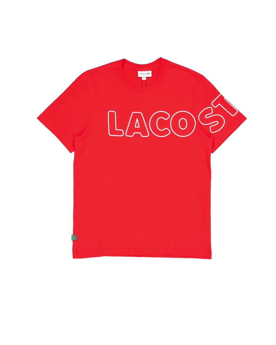 Lacoste shirts Cotton Red L