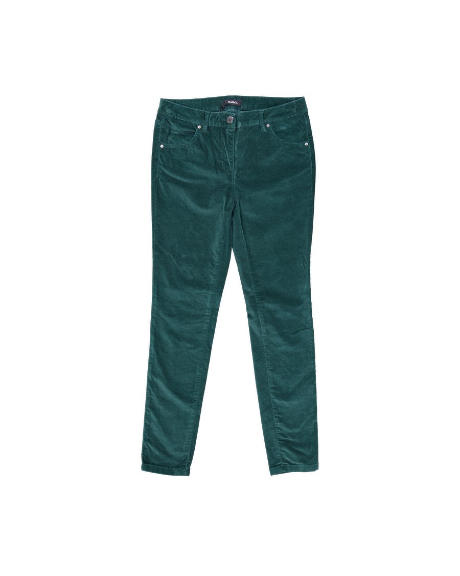 Max & Co Trousers & leggings Cotton Green M