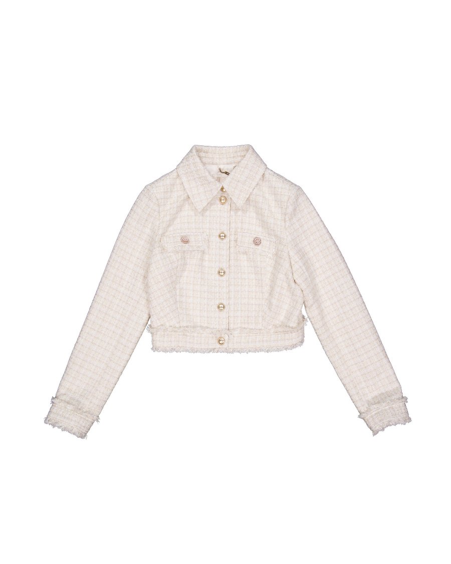 Guess Blazers Tweed Beige S