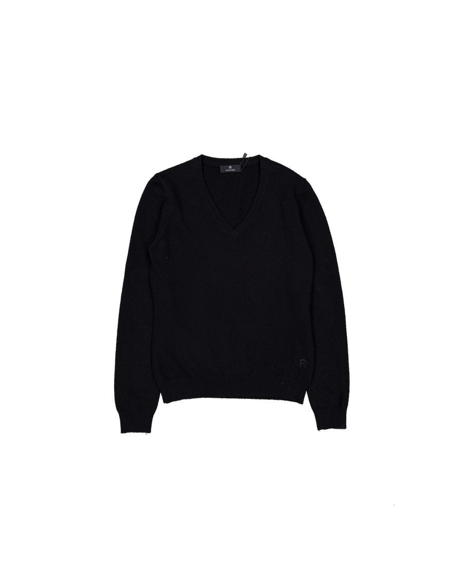 Aigner Knitted jumpers Wool Black M
