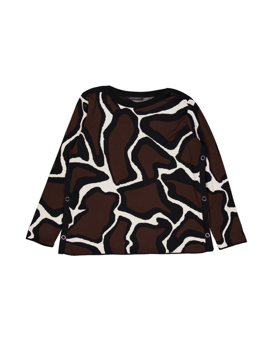 Betty Barclay Knitted jumpers Cotton Brown 40