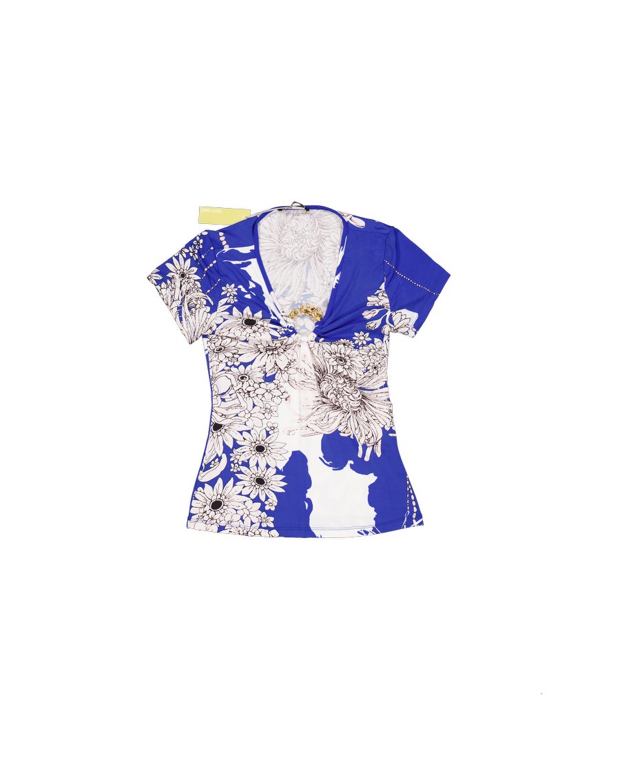 Roberto Cavalli shirts Viscose Blue L