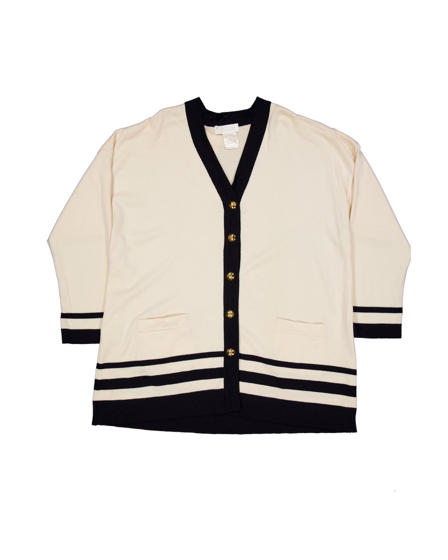 Escada Cardigans Wool White L