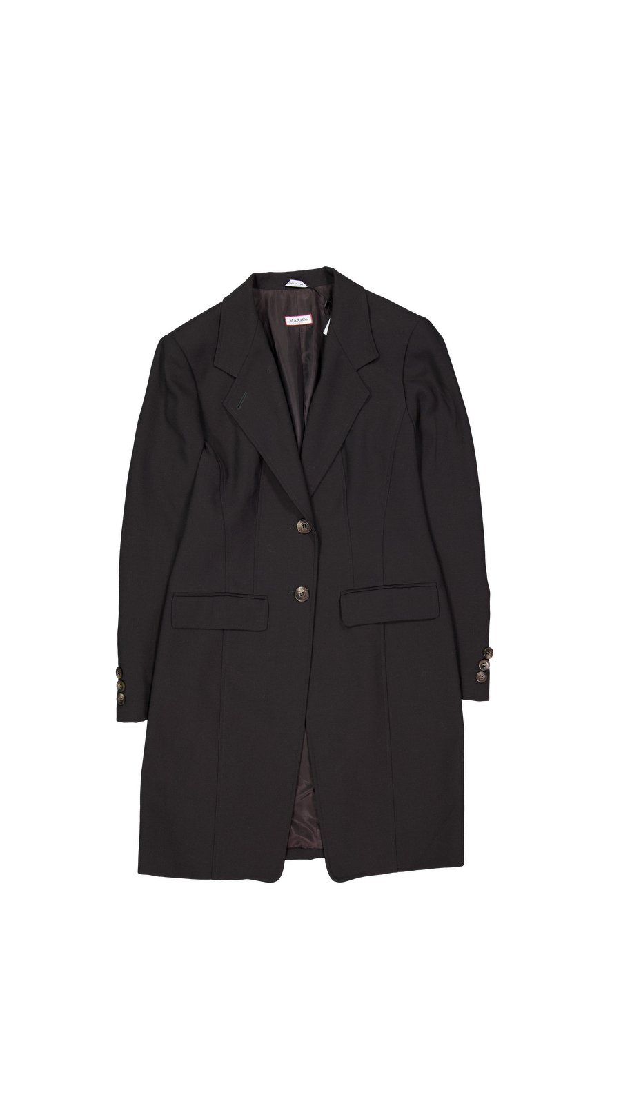 Max & Co Coats Wool Brown L