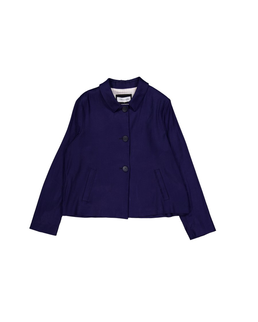 Caractere Shirts Linen Blue L