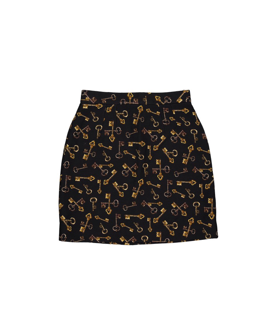 Dolce & Gabbana Skirts Wool Black 42 IT