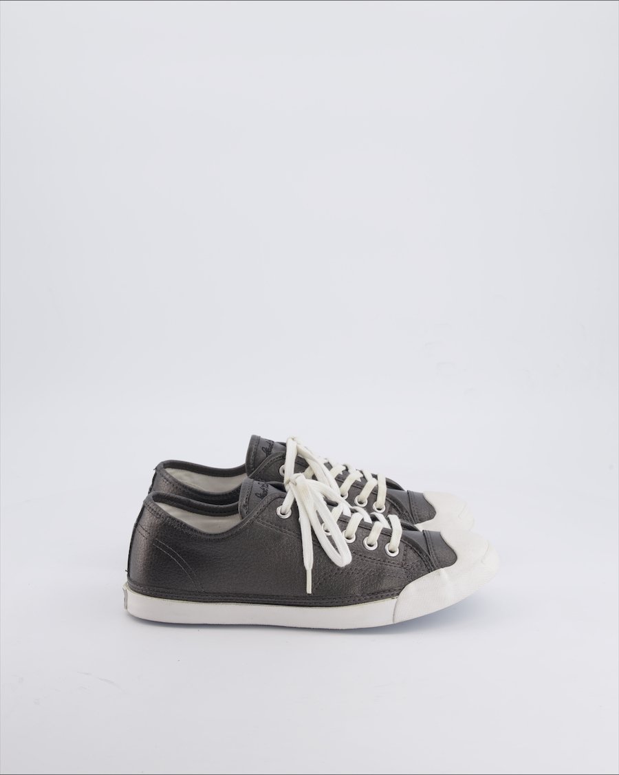 Converse Trainers Leather Black 37.5 EU