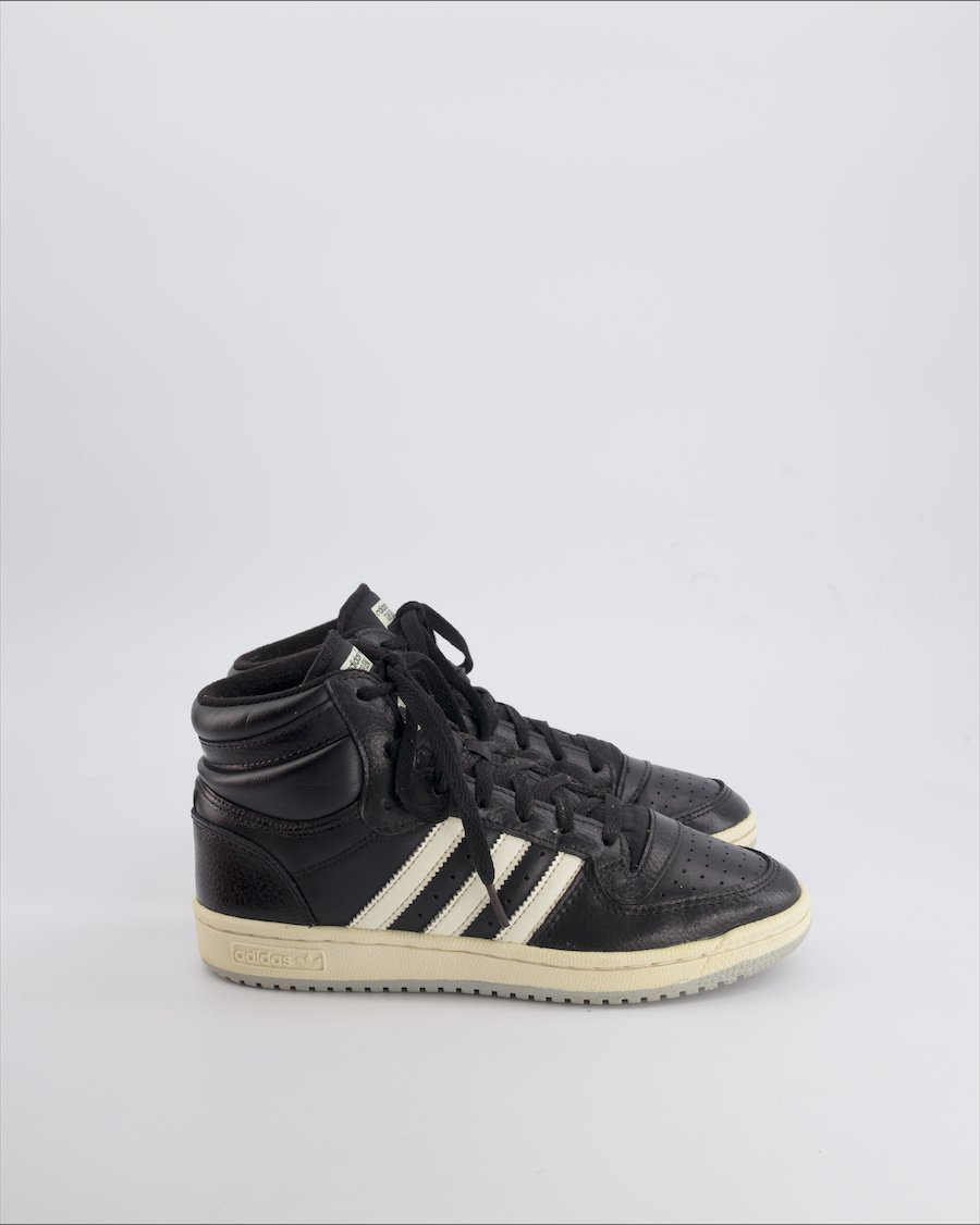 Adidas Top Ten Trainers Leather Black 39.5 EU