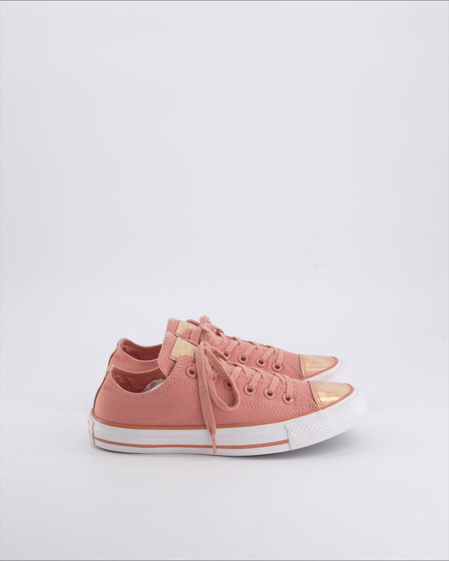 Converse Trainers Leather Pink 37.5 EU