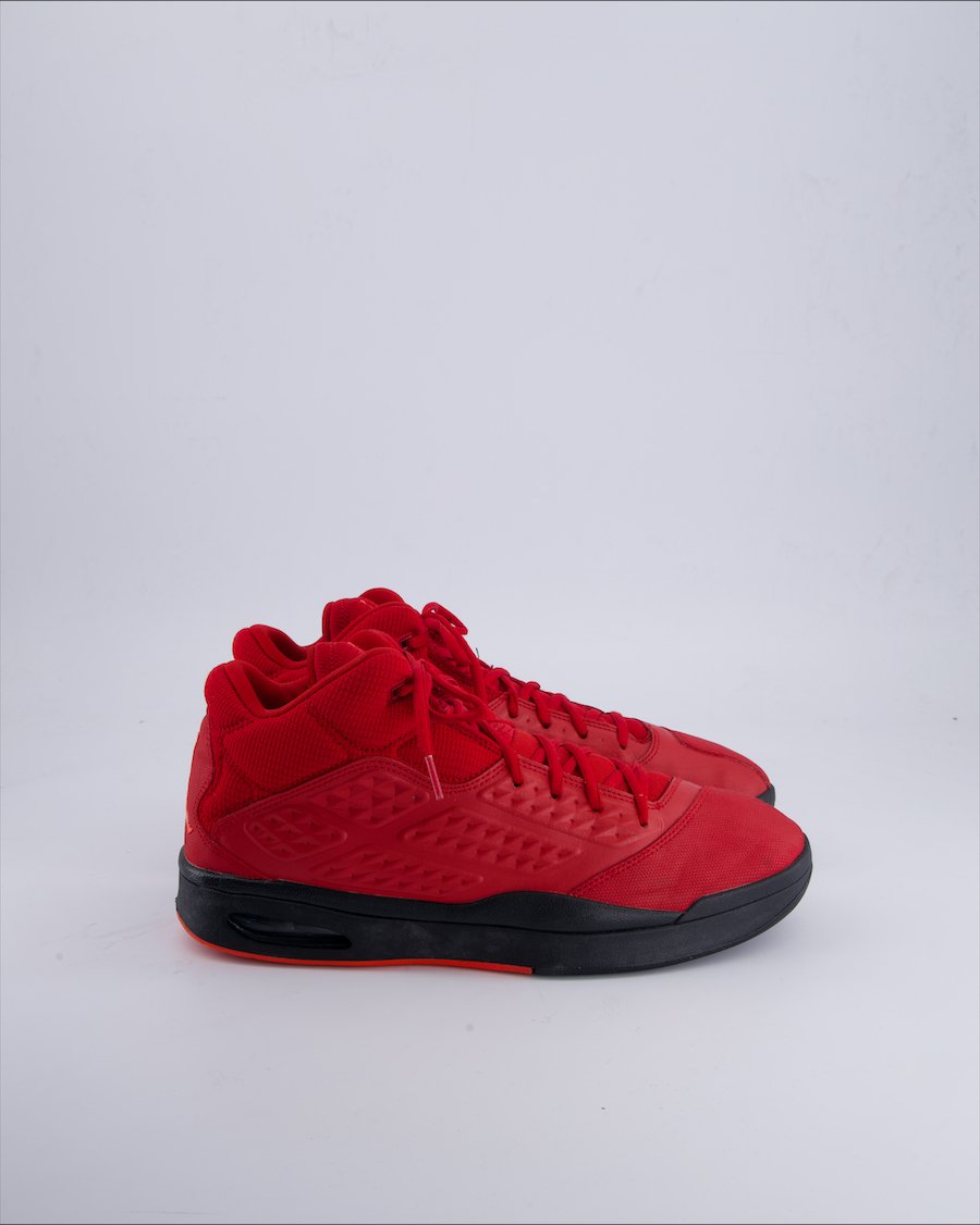 Jordan New School Trainers Leather Red 44 EU