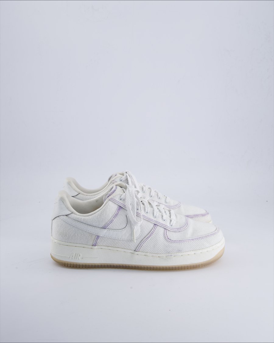 Nike Air Force 1 Trainers Cloth White 42.5 EU